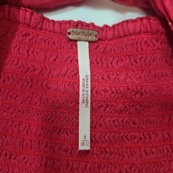 Free People Bijou Set in Cherry Combo Size 8 - Picture 11 of 14